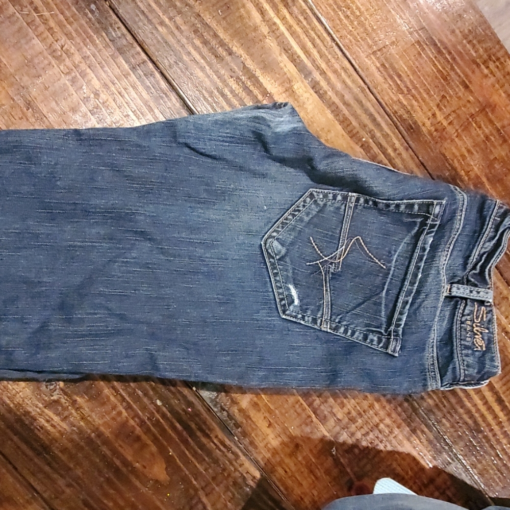Silver jeans